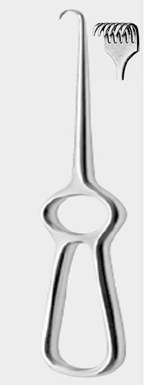 ВОЛКМЕНН (VOLKMANN) ретрактор 21,5 см (cm), гострокінцевий, 6 зуби